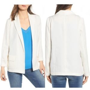 Chelsea28 Shawl Collar Ivory Blazer